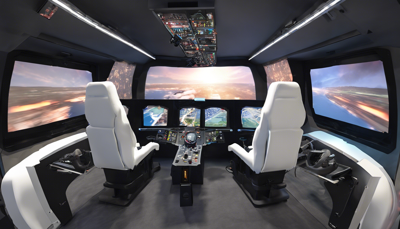 découvrez la sensation unique du pilotage avec le simulateur navette 4 places en réalité virtuelle. plongez dans une expérience immersive et réaliste où vous prendrez les commandes et vivrez des sensations inédites de pilotage. réservez dès maintenant votre session de simulation de vol!