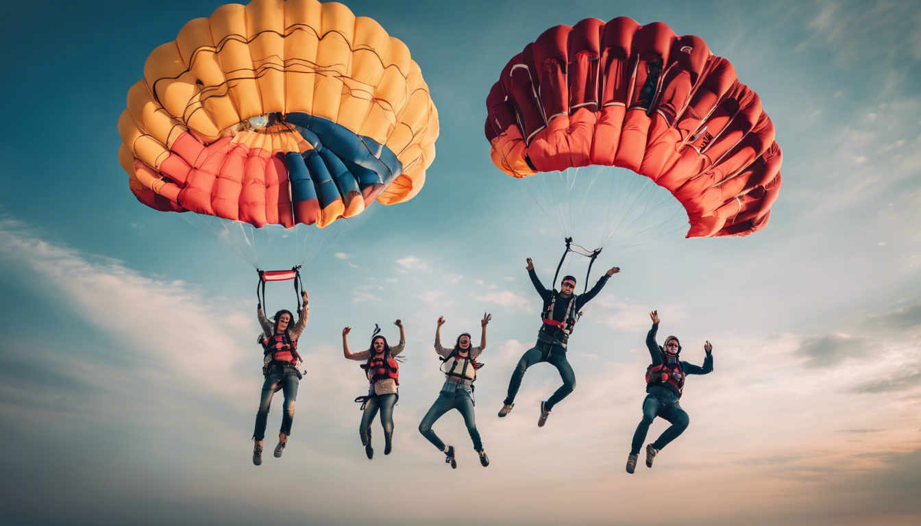 découvrez le frisson de l'adrénaline avec notre expérience de parachutisme virtuel ! vivez l'illusion de sauter en parachute sans quitter le sol, tout en profitant d'une aventure immersive inoubliable. prêt à réaliser votre rêve en toute sécurité ?