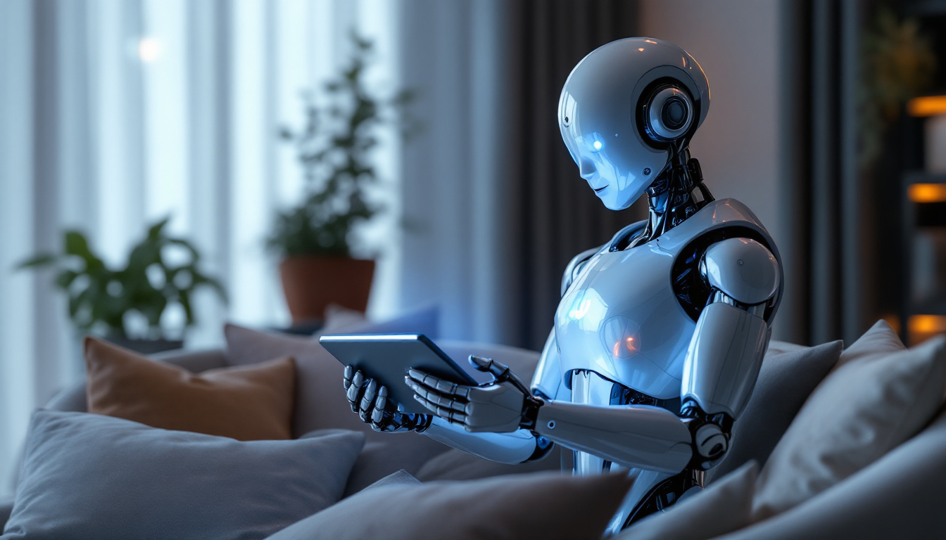 découvrez neo gamma, le robot humanoïde révolutionnaire proposé par x, conçu pour s'intégrer harmonieusement dans votre intérieur. ce compagnon intelligent allie technologie de pointe et design moderne, transformant votre espace de vie en un lieu de confort et d'innovation.