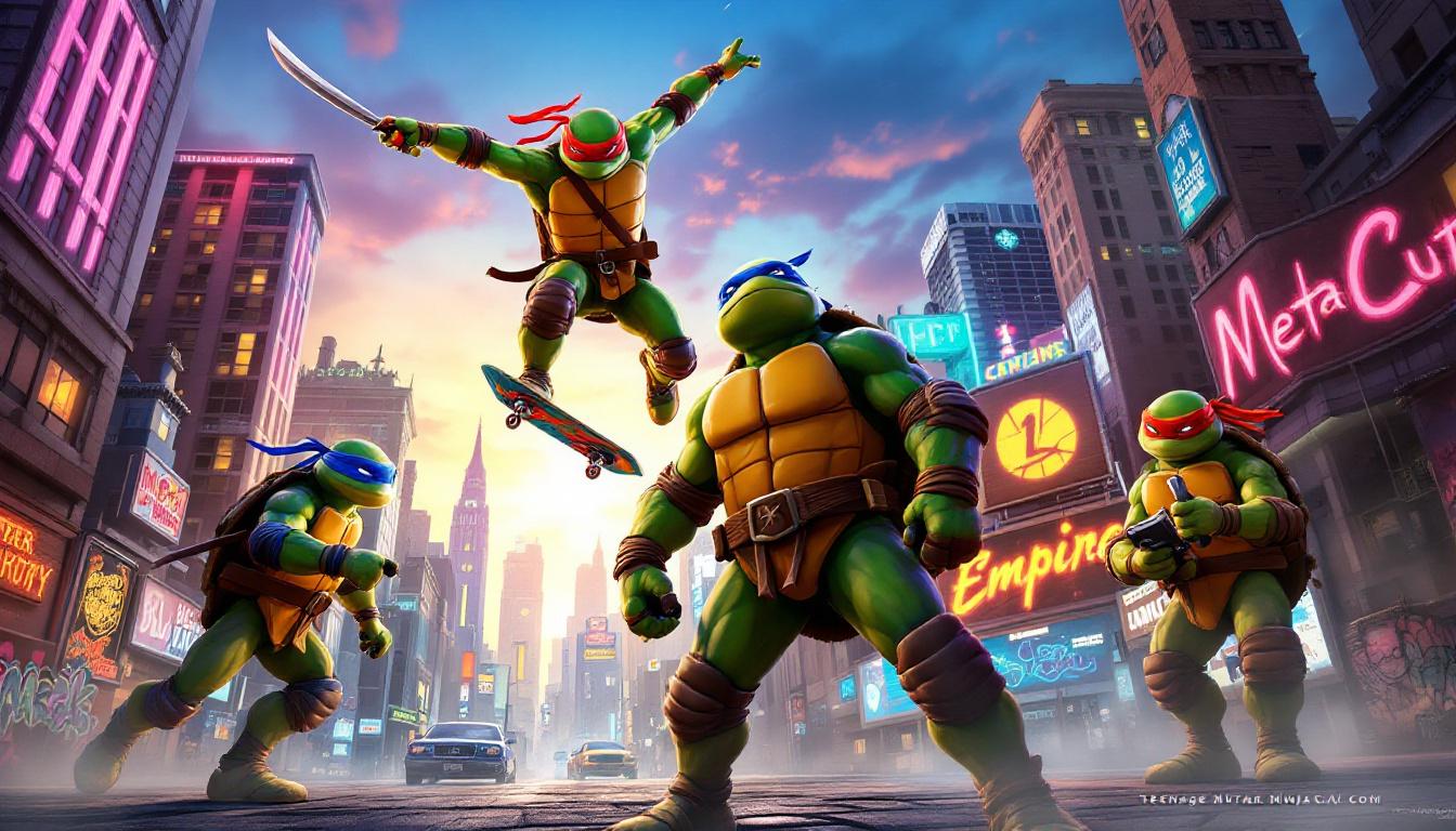 découvrez l'univers captivant de 'teenage mutant ninja turtles : empire city' sur meta quest. rejoignez les célèbres tortues ninjas dans une aventure immersive où vous combattrez des ennemis emblématiques et explorerez des décors inspirés de la série. préparez-vous à vivre des moments d'action palpitants et à plonger dans un monde rempli de missions inédites et de défis excitants.