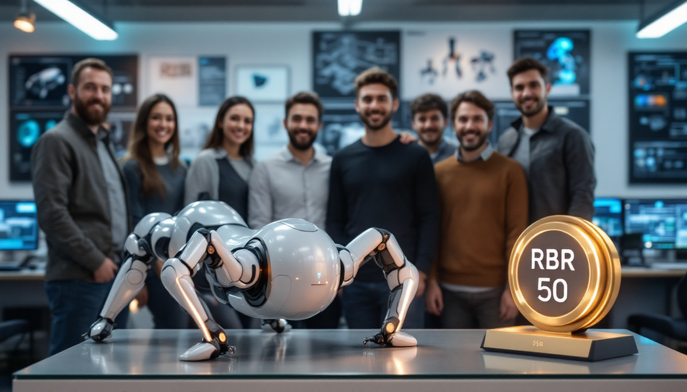 hebi robotics est honoré de recevoir le prix rbr50 pour sa famille innovante de robots 'ver à pieds'. découvrez comment ces robots révolutionnent l'automatisation et améliorent les applications industrielles avec leur flexibilité et leur performance exceptionnelles.