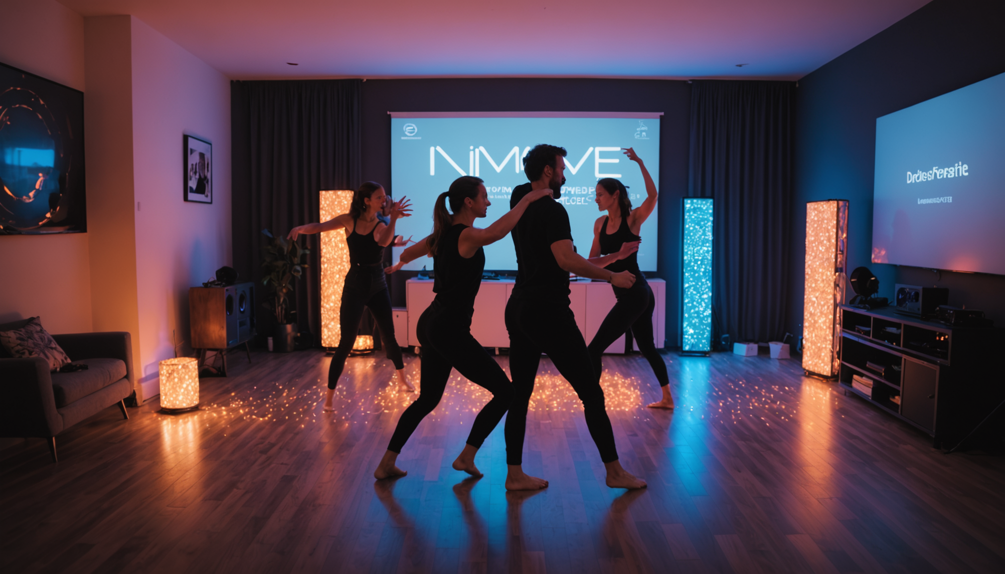 découvrez l'expérience immersive d'un simulateur de danse en réalité virtuelle ! éprouvez le plaisir de danser comme jamais auparavant, dans un monde où chaque mouvement prend vie. prêt à briller sur la piste ?