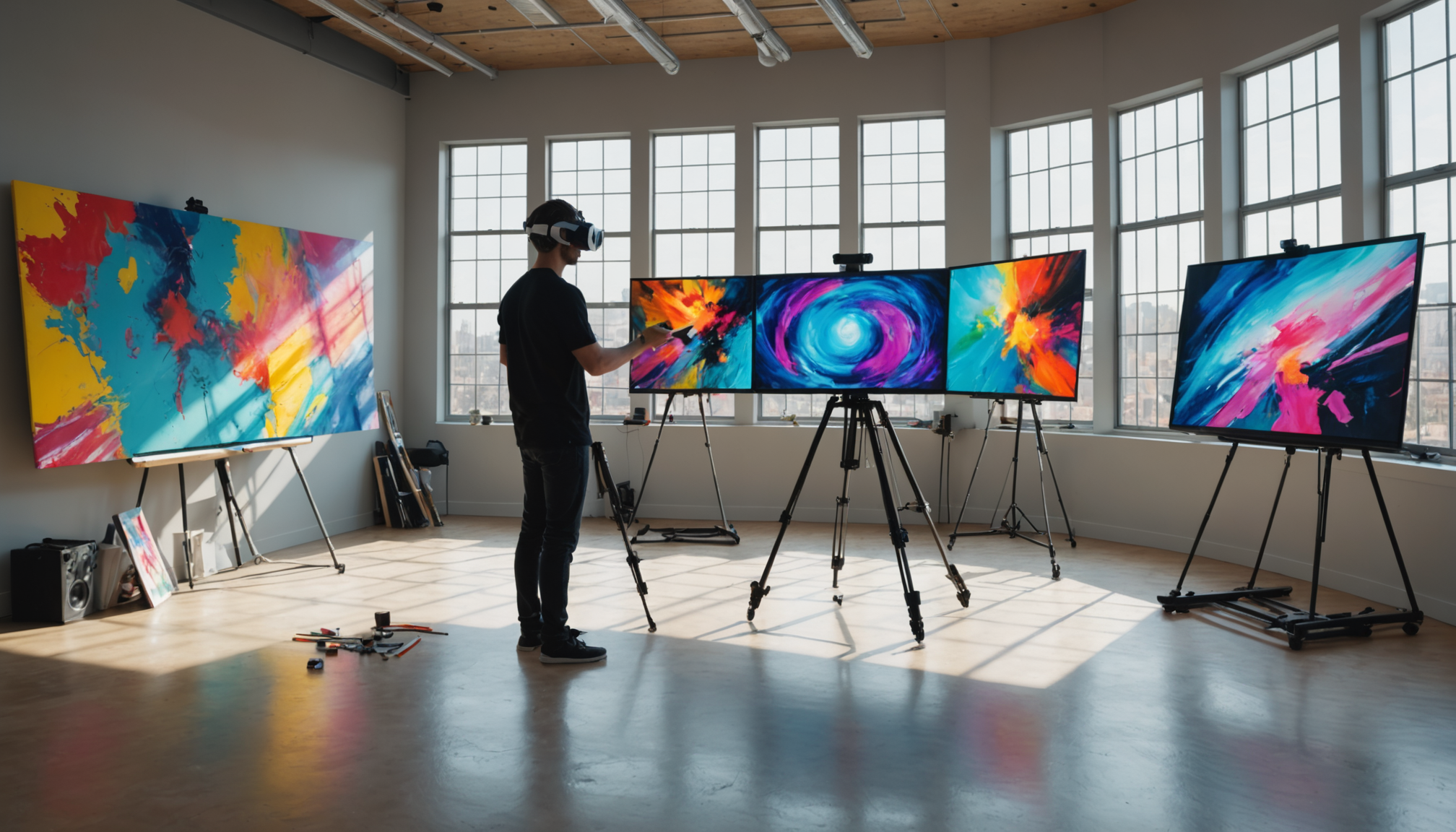 découvrez comment le simulateur de peinture en réalité virtuelle transforme l'art en offrant une expérience immersive et créative sans précédent. plongez dans un nouveau monde de possibilités artistiques où l'imagination n'a pas de limites.