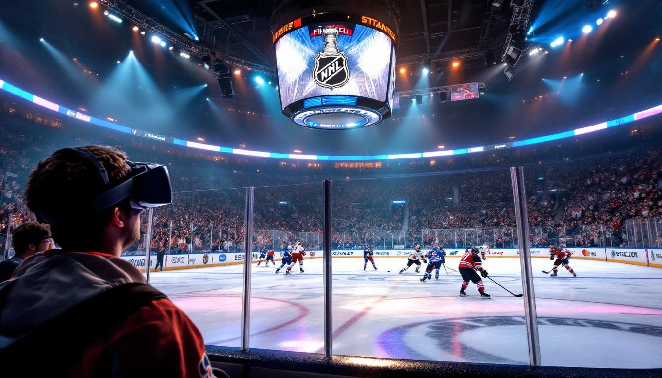 ne manquez pas l'expérience incroyable de la finale de la coupe stanley de la nhl en direct depuis les bords de la patinoire ! avec 'xstadium' sur meta quest, vivez chaque moment de l'action comme jamais auparavant. rejoignez-nous pour une immersion totale dans l'univers du hockey.
