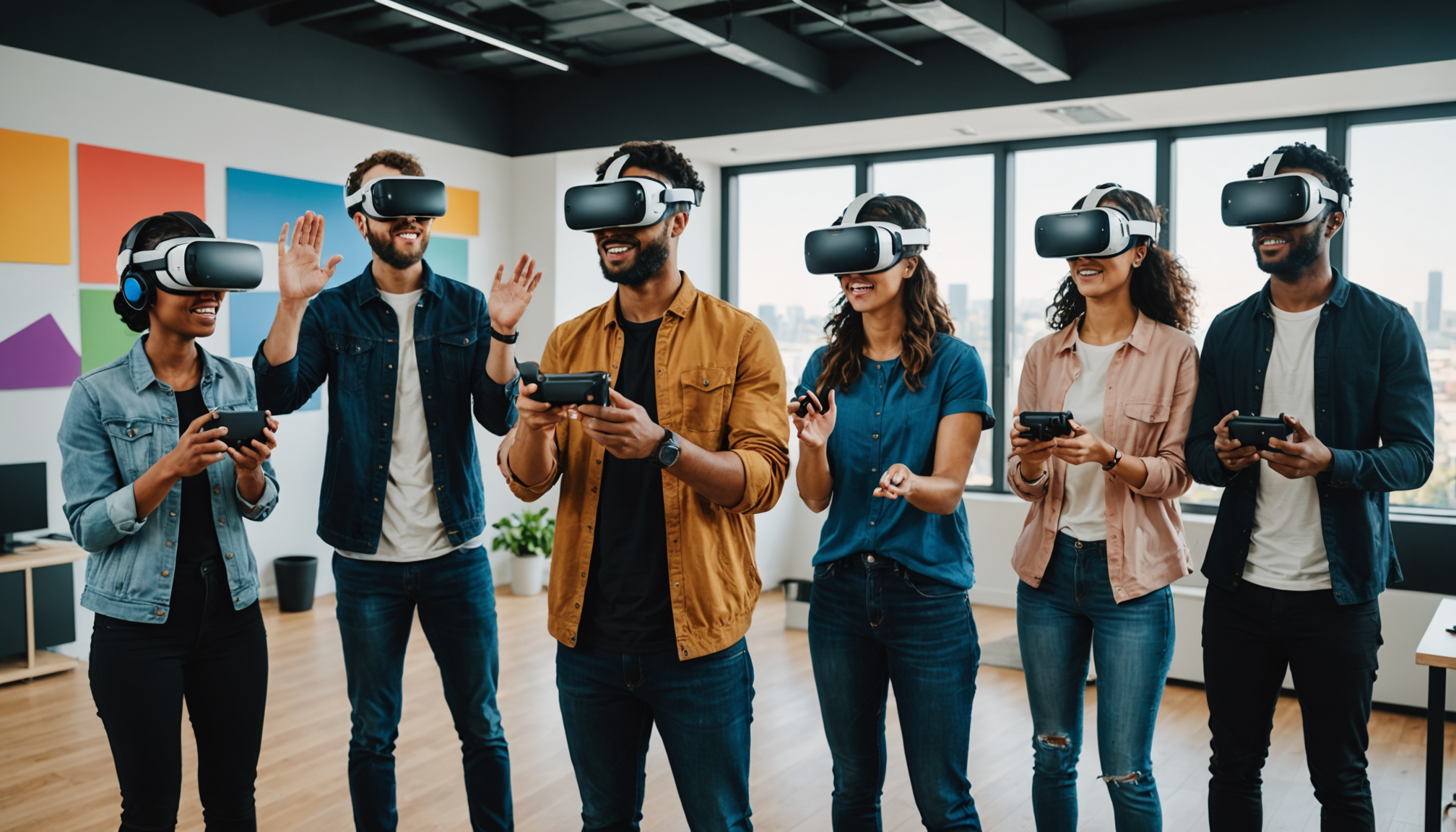 découvrez comment renforcer la cohésion d'équipe grâce à une activité de groupe immersive en réalité virtuelle ! offrez à vos collaborateurs une expérience unique qui favorise l'entraide, la communication et l'esprit d'équipe. parfait pour des team buildings innovants et engageants.