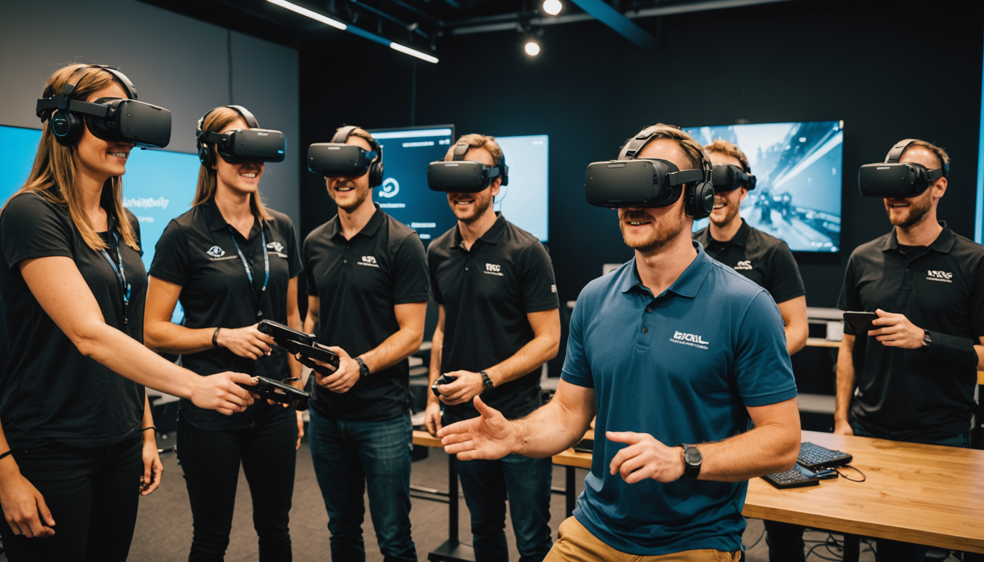 découvrez comment la collaboration d'équipe en réalité virtuelle transforme le paysage du travail, favorisant la créativité, l'engagement et l'efficacité. explorez les avantages de cette technologie innovante pour améliorer la communication et l'interaction au sein des équipes.