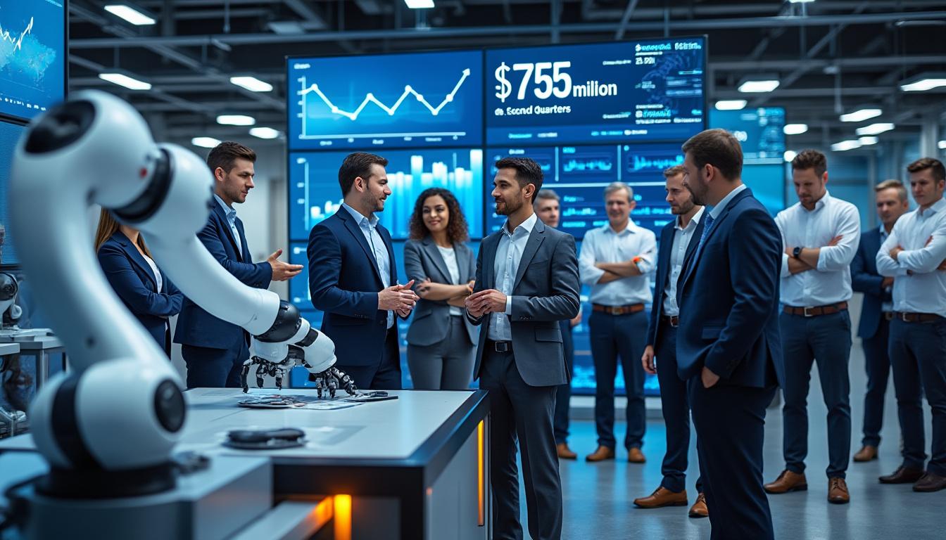 découvrez comment teradyne robotics a généré un impressionnant chiffre d'affaires de 75 millions de dollars au deuxième trimestre. analyse des performances financières et perspectives de croissance dans le secteur de la robotique.