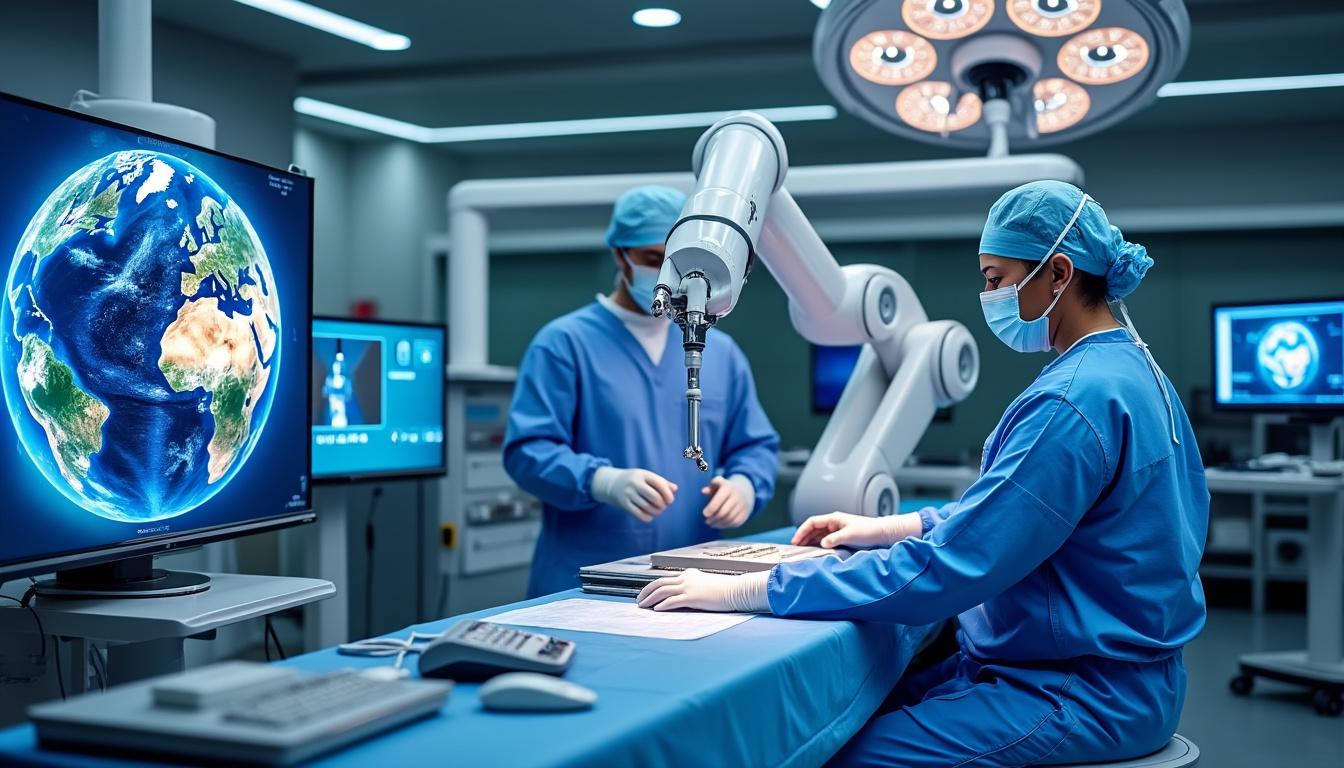 découvrez des démonstrations intuitives de télésurgery sur 6 400 kilomètres, mettant en avant les performances exceptionnelles du robot chirurgical da vinci 5. plongez au cœur de l'innovation médicale et assistez à des interventions réalisées avec précision et expertise, grâce à la technologie de pointe qui révolutionne la chirurgie à distance.