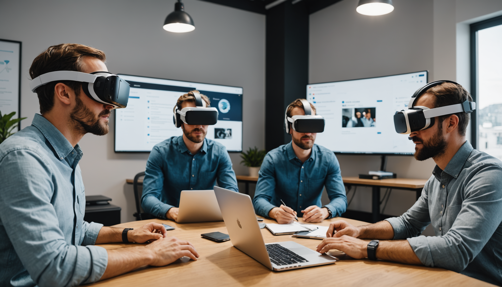 découvrez comment la cohésion d'équipe en réalité virtuelle révolutionne la collaboration, la motivation et les performances au sein des entreprises. améliorez la productivité de votre équipe grâce à des expériences immersives innovantes !