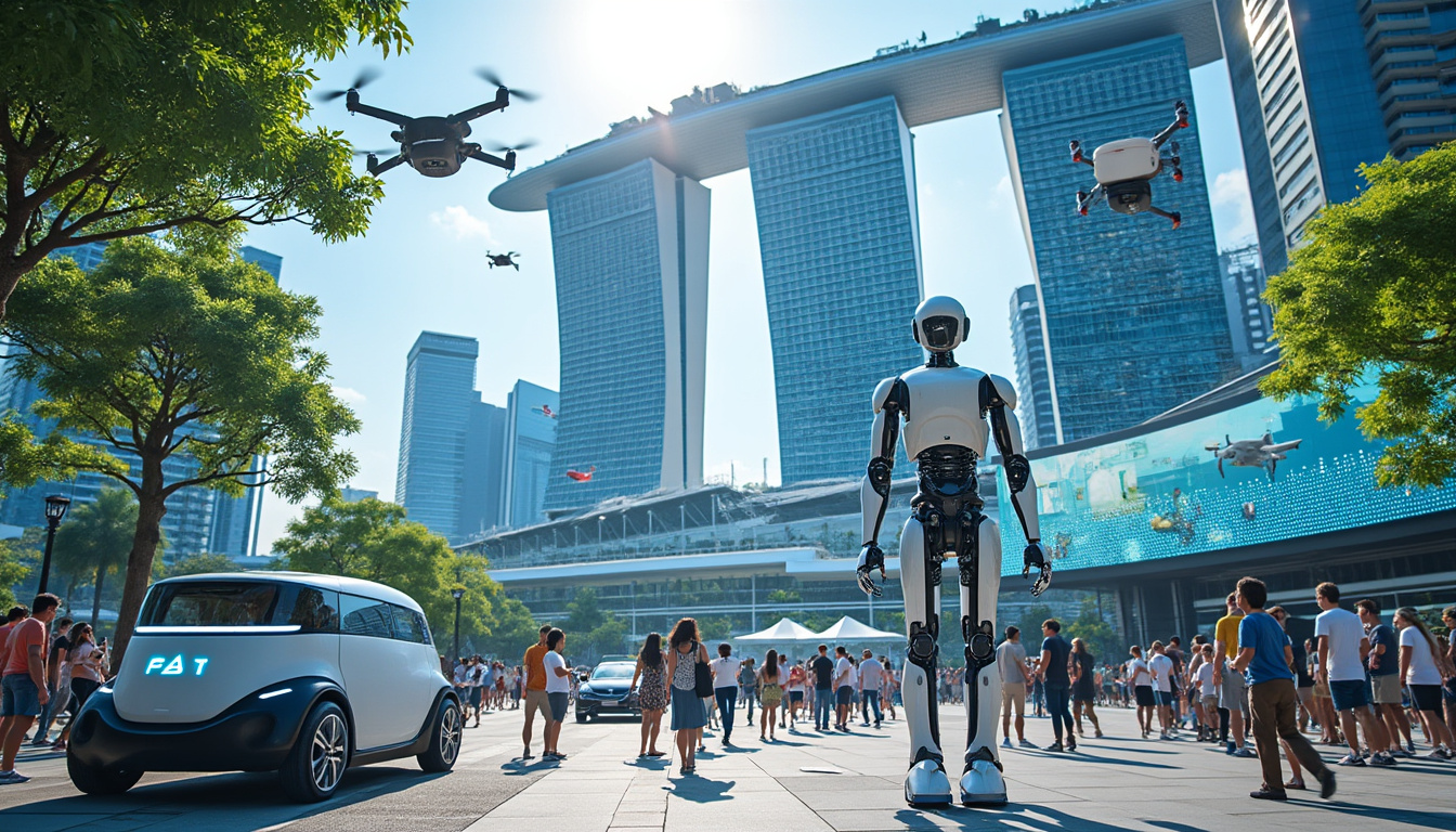 découvrez comment singapour devient un leader de la révolution de l'ia physique, en transformant la robotique, la technologie et l’industrie grâce à des innovations de pointe.