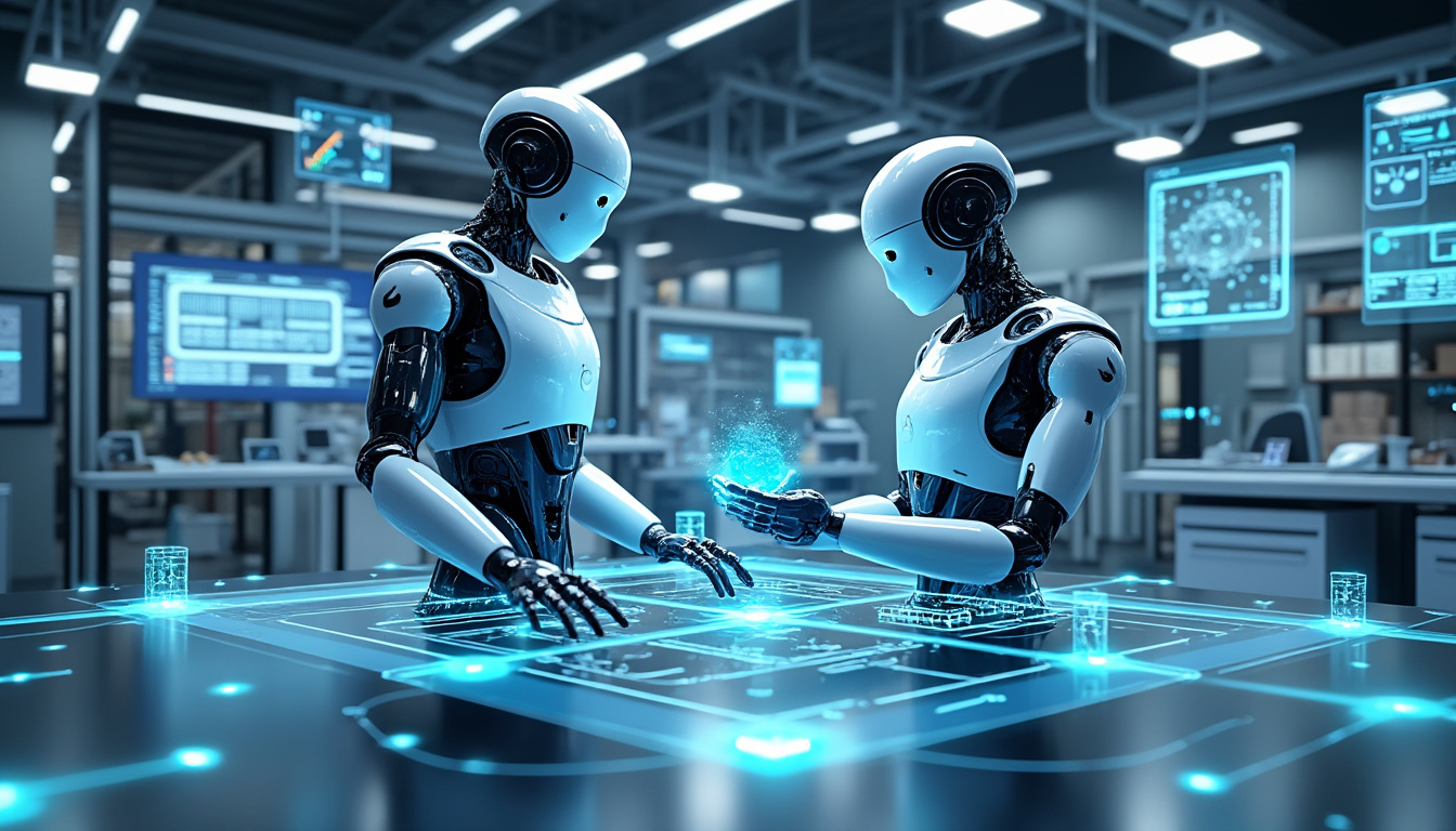 découvrez comment la collaboration entre google deepmind et intrinsic révolutionne la planification multi-robots grâce à des avancées majeures en intelligence artificielle. optimisation, efficacité et innovation au service de la robotique collaborative.