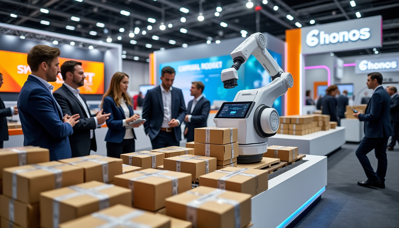 découvrez le nouveau cobot de palettisation abordable fr20 présenté par igus au salon pack expo : une solution innovante et économique pour automatiser vos opérations de palettisation en toute simplicité.