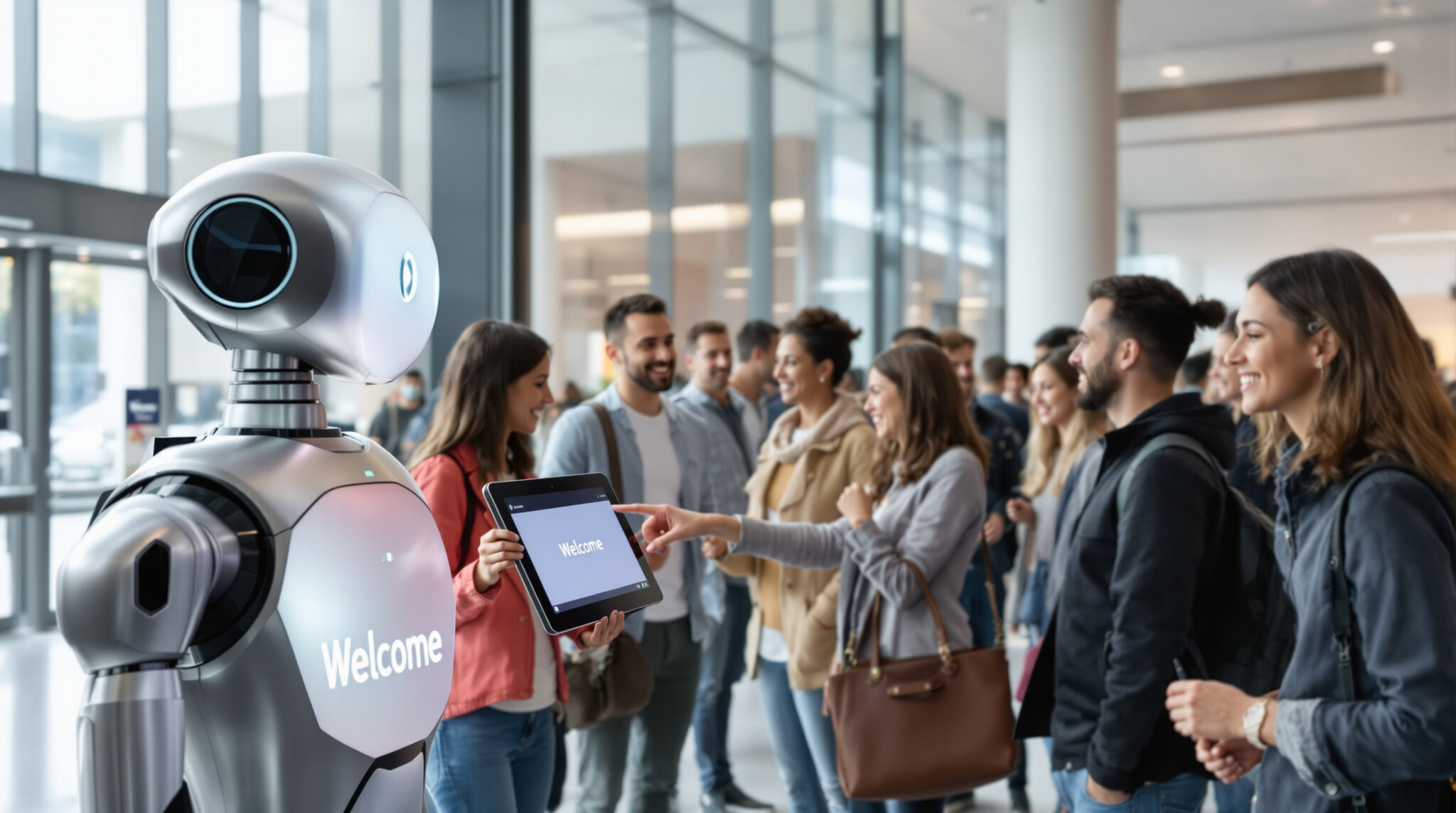 découvrez comment les robots d’accueil révolutionnent l’expérience client lors des salons professionnels en offrant un accueil personnalisé, des informations instantanées et une interaction innovante qui valorise votre événement.