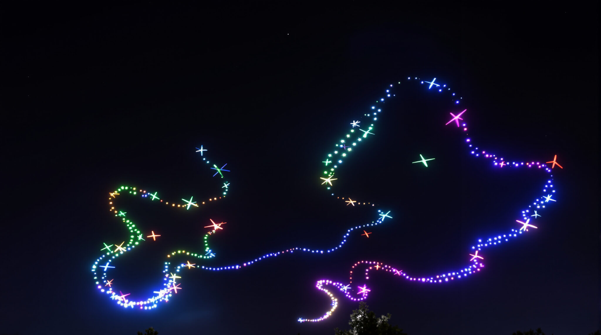 découvrez comment un drone show transforme le ciel en un écran spectaculaire pour sublimer votre marque lors d'événements inoubliables. attirez tous les regards grâce à une expérience visuelle innovante et mémorable.