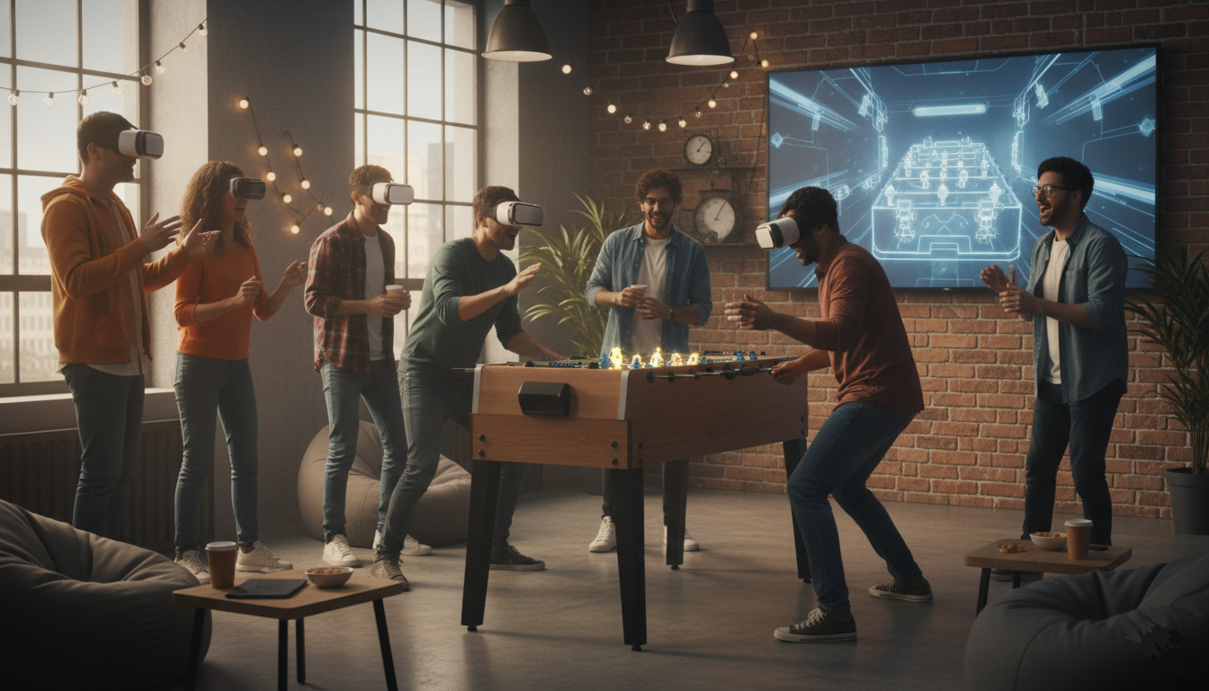 Baby foot VR : l’animation qui fait vibrer vos événements d’entreprise