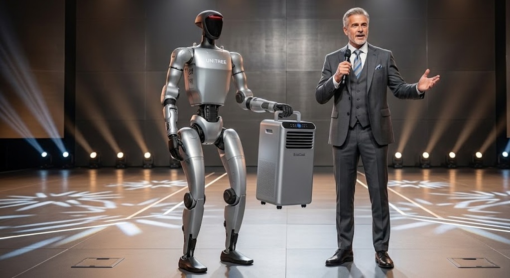 achat robot Unitree robot g1 avec climatiseur