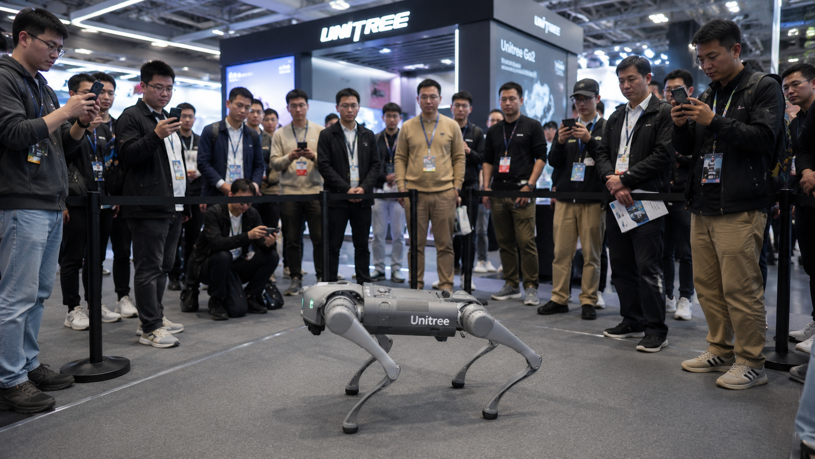 Un robot chien pour dynamiser vos salons professionnels