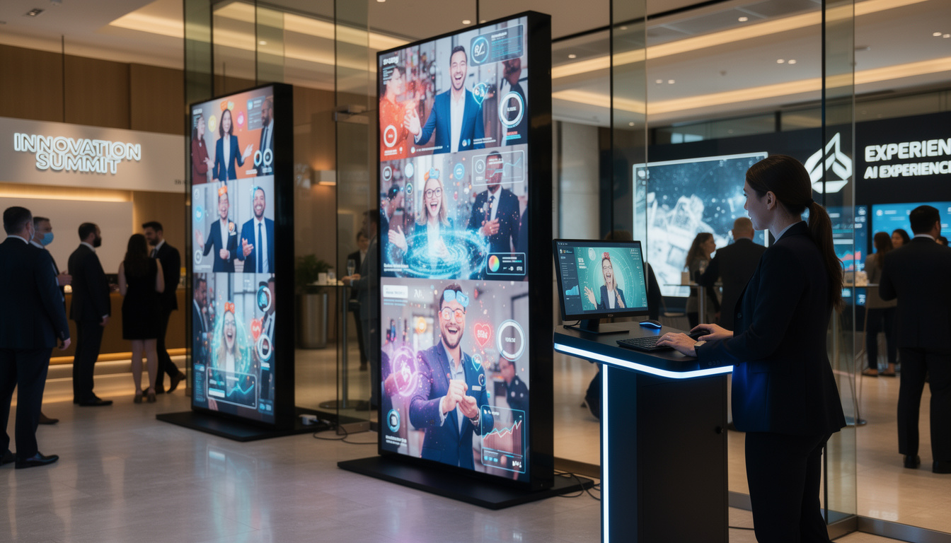 découvrez notre photobooth ia générative, une expérience unique permettant à vos invités de transformer instantanément leur portrait en une œuvre d'art personnalisée et captivante.