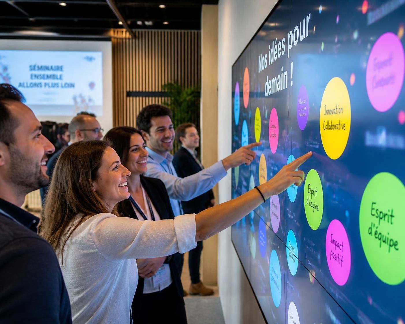 découvrez notre mur digital interactif pour tester les réflexes de vos participants et renforcer la cohésion d'équipe lors de vos événements professionnels ou festifs.