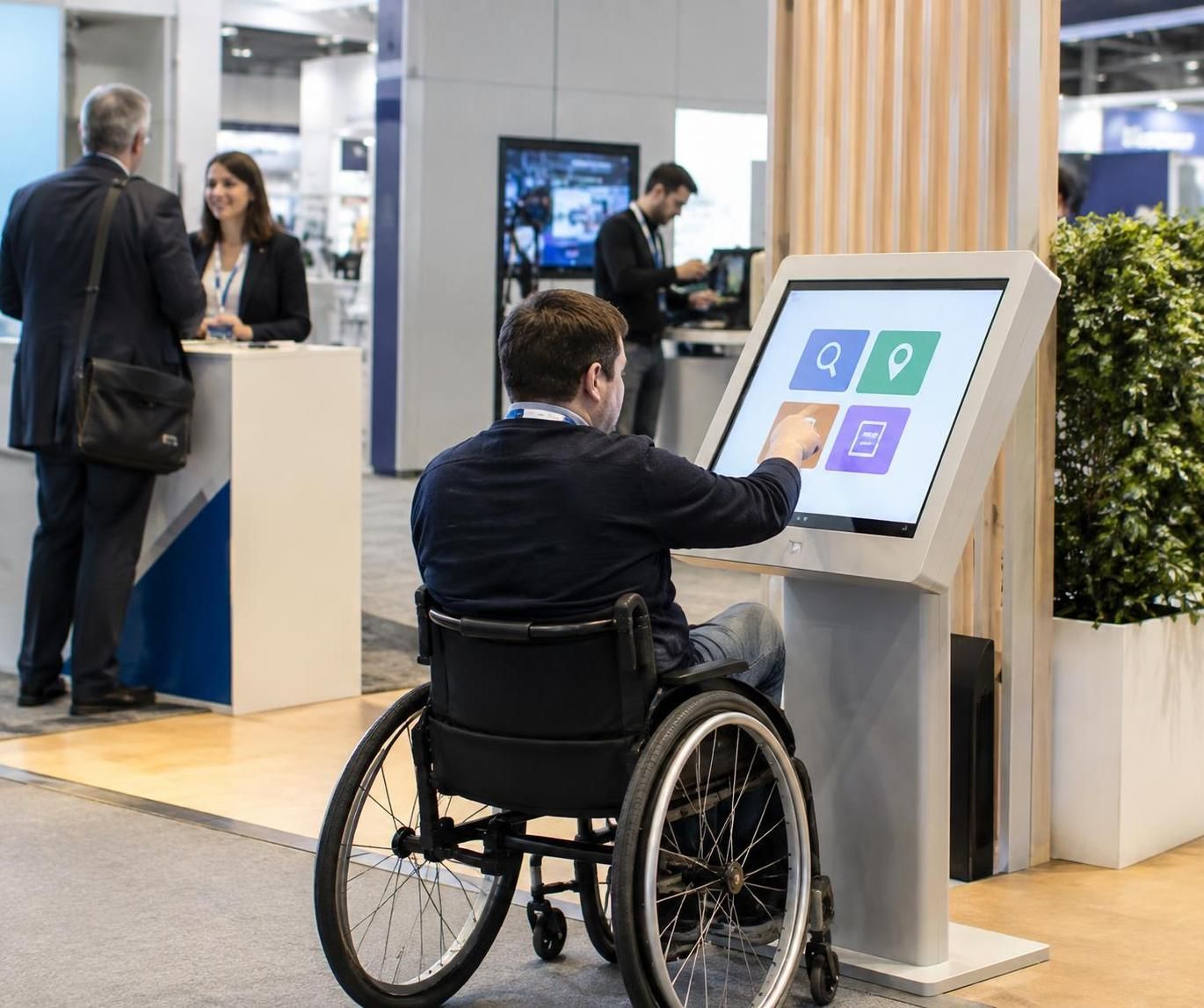 découvrez comment les bornes interactives peuvent fluidifier l’accueil, informer les visiteurs et dynamiser l’expérience sur un salon.